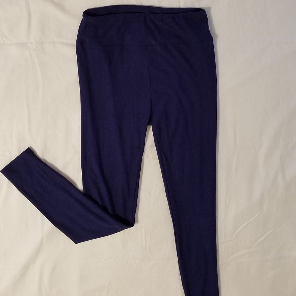 LuLaRoe OS blue leggings NWOT